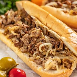 Halal philly cheese steak served fresh in Mason, Ohio